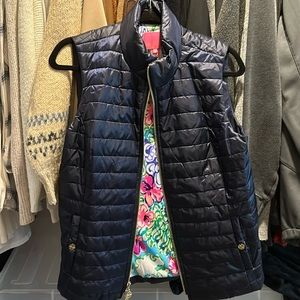 Lilly Pulitzer navy vest medium